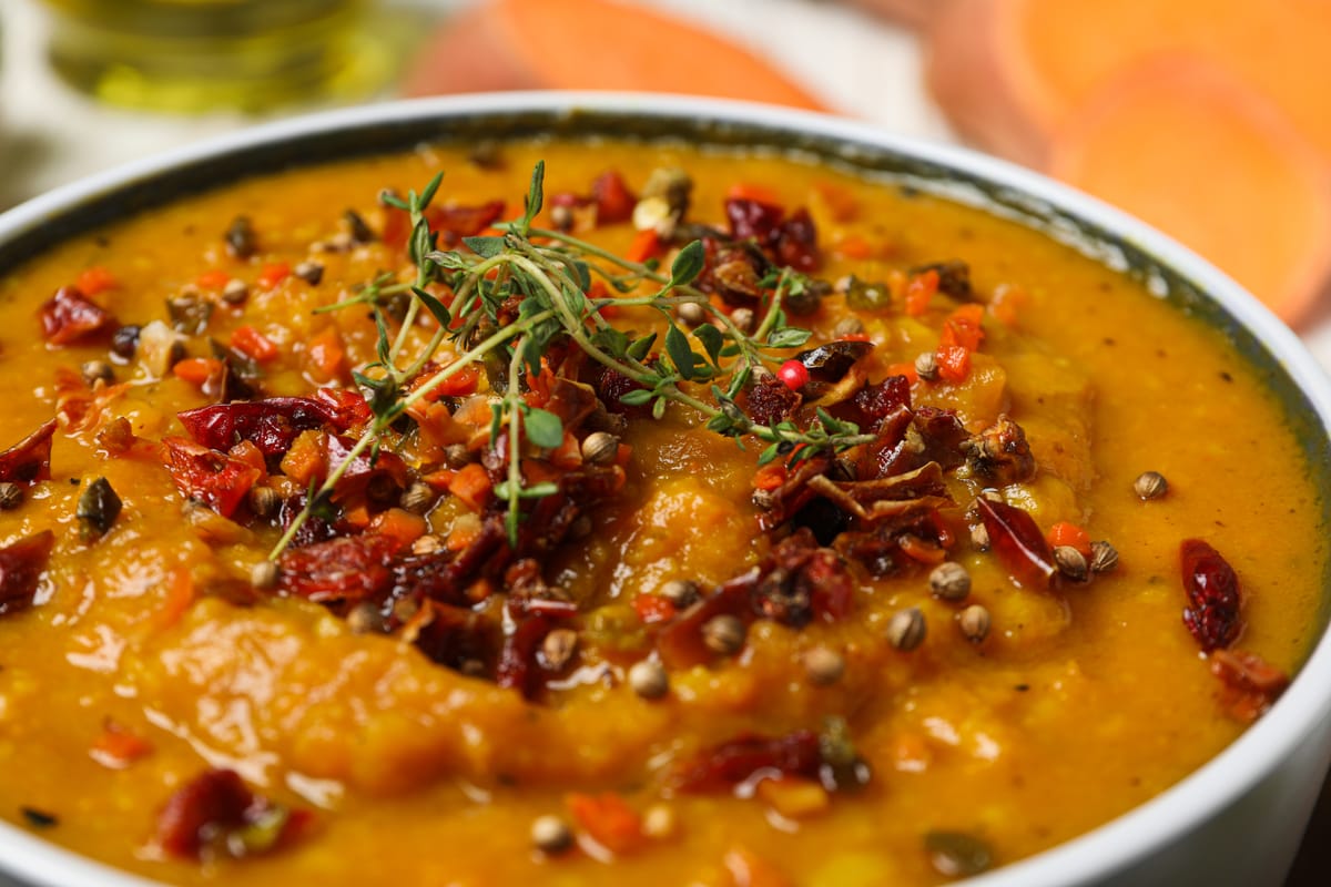 Delicious and Nutritious Sweet Potato and Lentil Soup